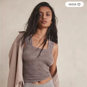 Free people floral tank top